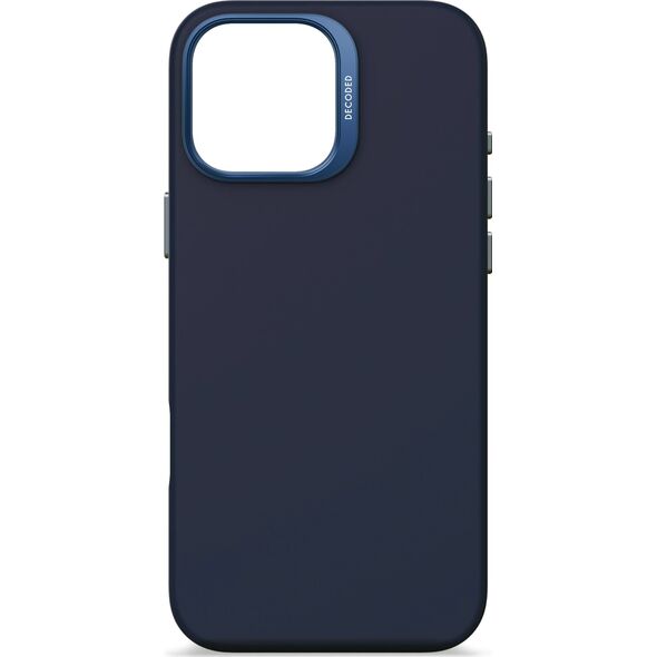 Decoded Decoded AntiMicrobial Silicone Backcover - silikonowa obudowa ochronna do iPhone 16 Pro Max kompatybilna z MagSafe (blue print) 14156991 8721145001098