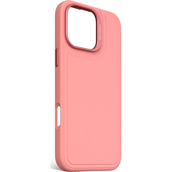 Decoded Decoded AntiMicrobial Silicone Stacks Backcover - silikonowa obudowa ochronna do iPhone 16 Pro Max kompatybilna z MagSafe (bubble gum) 14156994 8721145001692