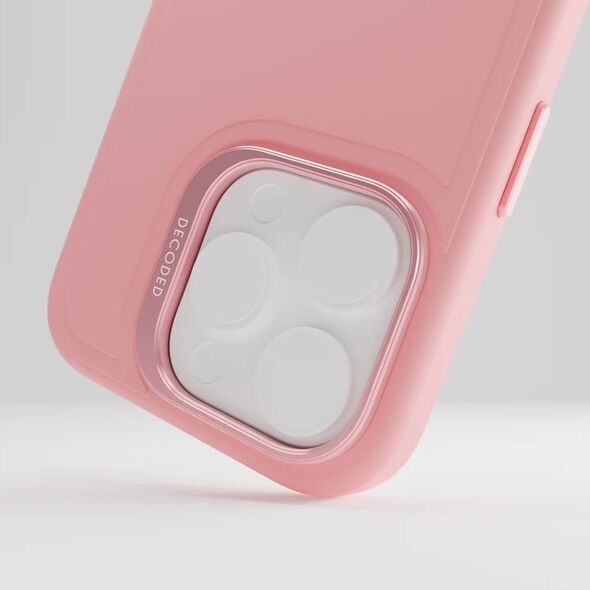 Decoded Decoded AntiMicrobial Silicone Stacks Backcover - silikonowa obudowa ochronna do iPhone 16 Pro Max kompatybilna z MagSafe (bubble gum) 14156994 8721145001692
