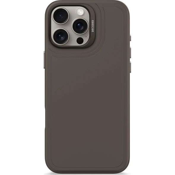 Decoded Decoded AntiMicrobial Silicone Stacks Backcover - silikonowa obudowa ochronna do iPhone 16 Pro Max kompatybilna z MagSafe (phantom) 14156997 8721145001647