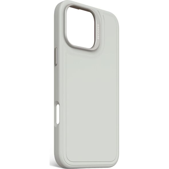 Decoded Decoded AntiMicrobial Silicone Stacks Backcover - silikonowa obudowa ochronna do iPhone 16 Pro Max kompatybilna z MagSafe (stone gray) 14156998 8721145001654