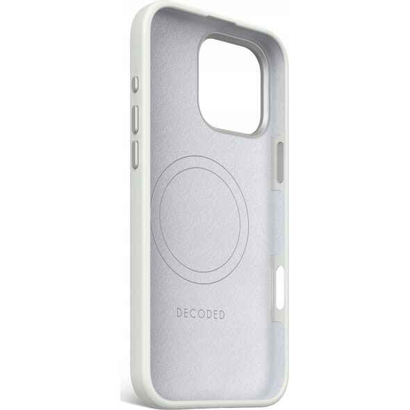 Decoded Decoded AntiMicrobial Silicone Stacks Backcover - silikonowa obudowa ochronna do iPhone 16 Pro Max kompatybilna z MagSafe (stone gray) 14156998 8721145001654