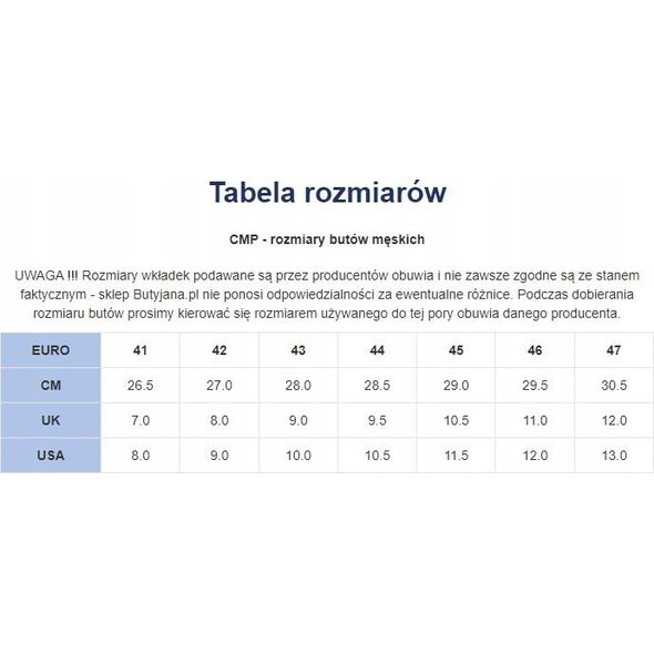 Buty trekkingowe męskie CMP CMP Kamsel Low WP 3Q27697-88US Granatowe 44 14158796 8050243120241