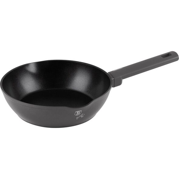 Patelnia Berlinger Haus GŁĘBOKA PATELNIA TYTANOWA 28cm BERLINGER HAUS BH-8121 ANTRACIT 14159011 5999108467448