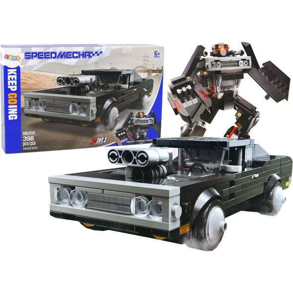 LeanToys Klocki Konstrukcyjne Pojazd Auto Transformacja Robot 2W1 14167471 5905884450727