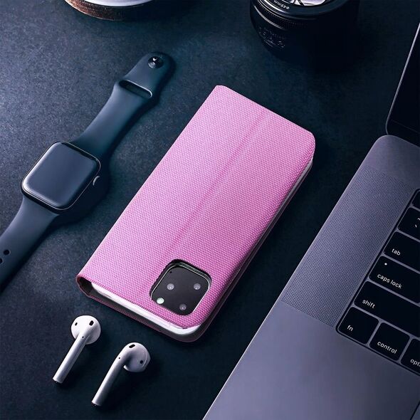 OEM Kabura SENSITIVE Book do IPHONE 16 różowy 14167786 5903396313776