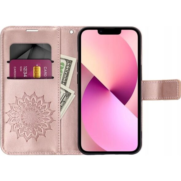 OEM Kabura MEZZO Book do IPHONE 16 Plus mandala złoty róż 14167803 5903396313677