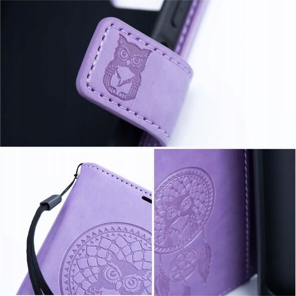 OEM Kabura MEZZO Book do IPHONE 16 łapacz snów fioletowy 14167805 5903396313615