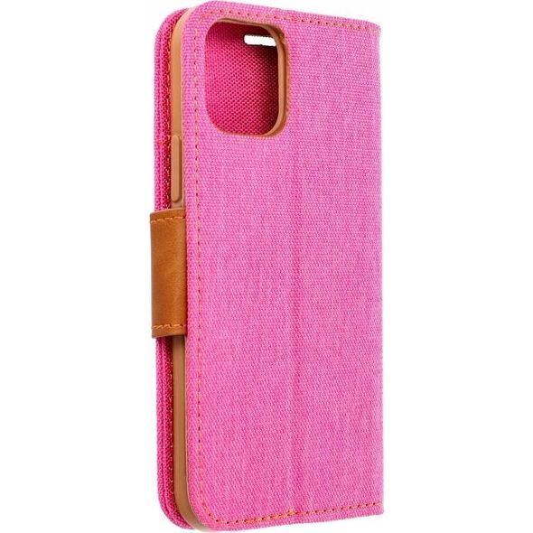 OEM Kabura CANVAS Book do IPHONE 16 Plus różowy 14167819 5903396308819