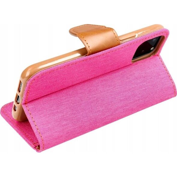 OEM Kabura CANVAS Book do IPHONE 16 Plus różowy 14167819 5903396308819