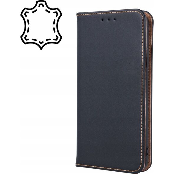 OEM Kabura SMART PRO Book skórzana do IPHONE 16 Plus czarny 14167826 5903396308895