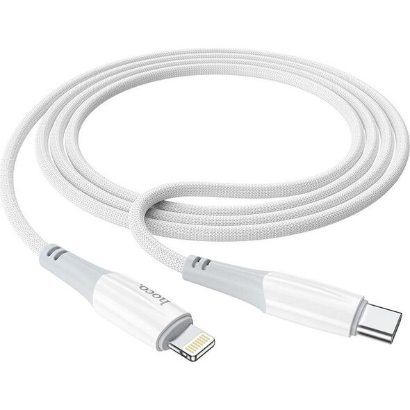 Kabel USB Hoco HOCO kabel Typ C do Lightning PD 3A 20W X70 1 m biały 14168823 6931474760395