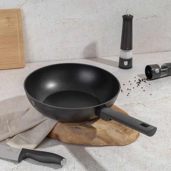 Patelnia Berlinger Haus WOK TYTANOWY 28cm BERLINGER HAUS BH-8123 ANTRACIT 14171437 5999108467486