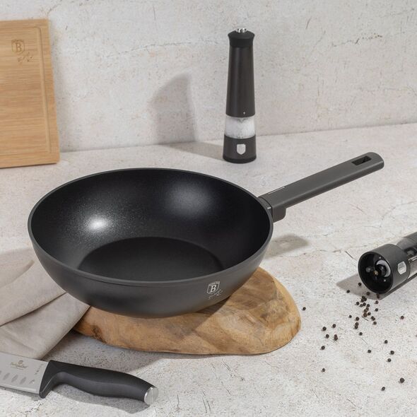 Patelnia Berlinger Haus WOK TYTANOWY 28cm BERLINGER HAUS BH-8123 ANTRACIT 14171437 5999108467486