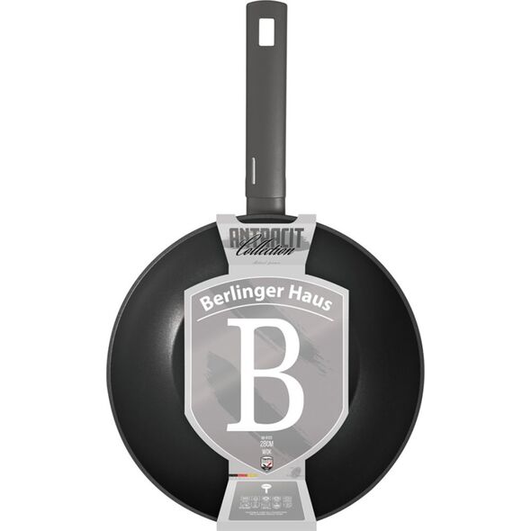 Patelnia Berlinger Haus WOK TYTANOWY 28cm BERLINGER HAUS BH-8123 ANTRACIT 14171437 5999108467486