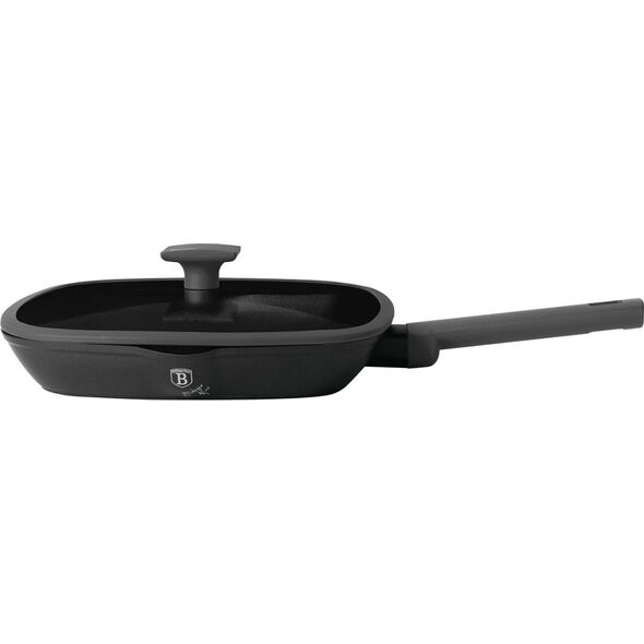 Patelnia Berlinger Haus PATELNIA GRILLOWA TYTANOWA Z POKRYWĄ 28cm BERLINGER HAUS BH-8127 ANTRACIT 14171575 5999108467561