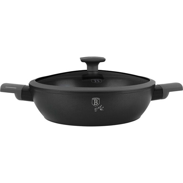 Berlinger Haus PŁASKI GARNEK TYTANOWY Z POKRYWĄ 28cm BERLINGER HAUS BH-8128 ANTRACIT 14171579 5999108467585