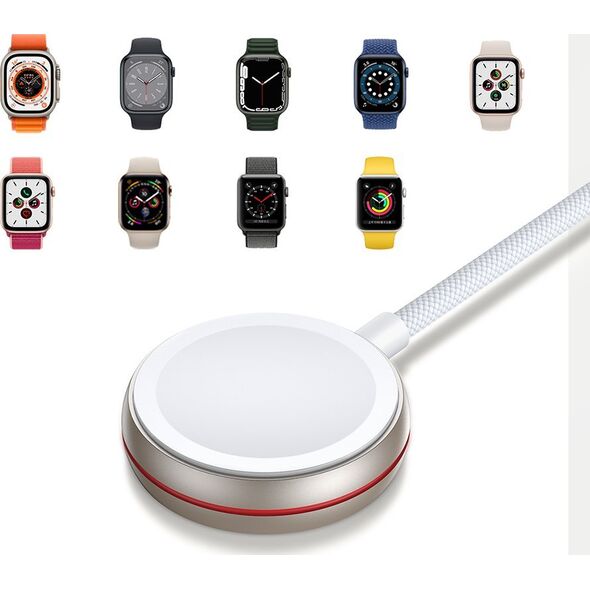 Joyroom Joyroom ładowarka indukcyjna do Apple Watch 1.2m biały (S-IW011) 14174070 6956116771331