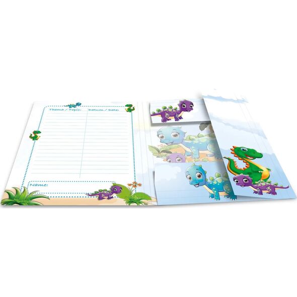Herma HERMA Sammelmappe A3 Dinos Pappe 14174745 4008705197953
