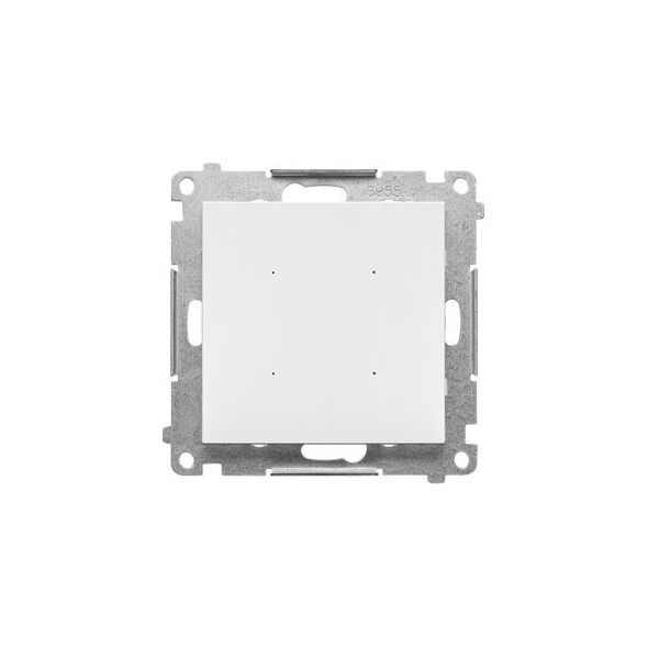 Kontakt-Simon Sterownik przyciskowy Kontakt-Simon 55 TEW1W.01/111 SWITCH oświetleniowy pojedynczy, sterowany smartfonem moduł biały mat 14176253 5902787891305