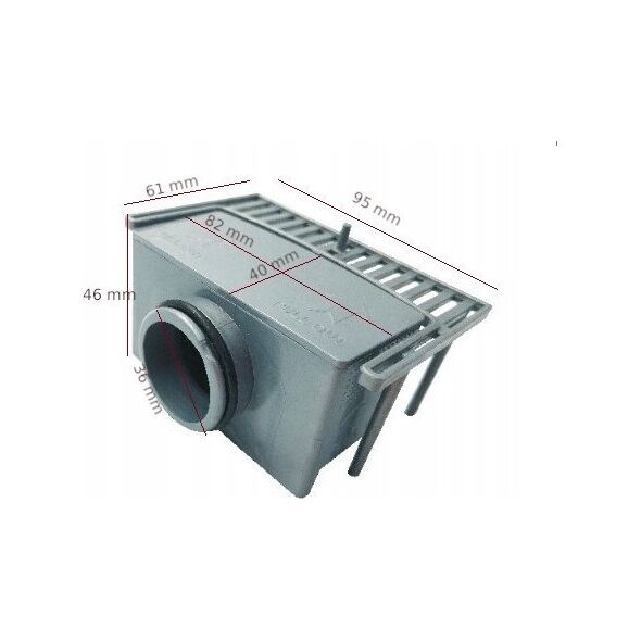 Syfon Alkotest S.ODPŁ.L SYFON ODWODNIENIA LINIOWEGO SLEEK  FI 40// SYFON ODWOD,SLEEK 14176550 5903887102421