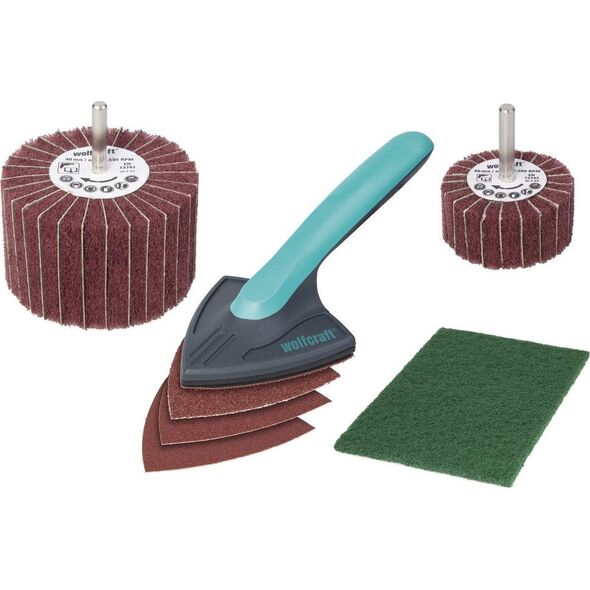 Wolfcraft Zestaw do obróbki drewna 7 cz., wolfcraft 14176943 4006885564206