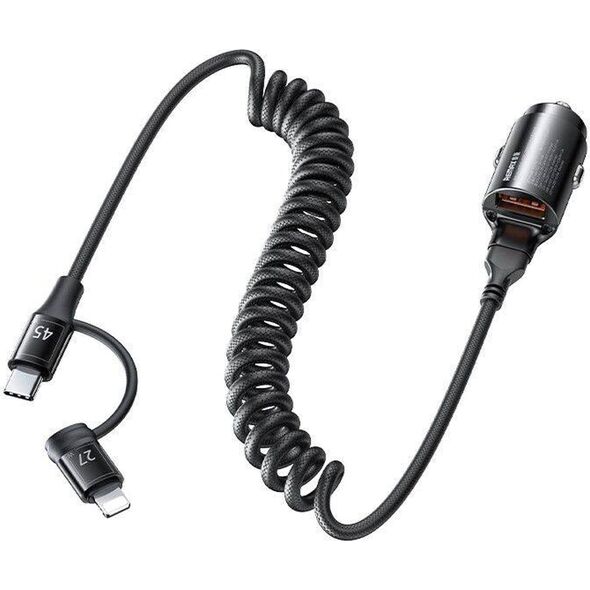 Ładowarka Remax ŁAD SAM. REMAX RUICHY SERIES 45W RCC356 + KABEL LIGHTING/USB-C BLACK 14177488 6972174158181