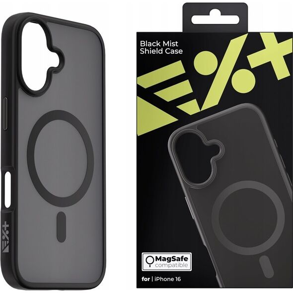 NEXT ONE NEXT ONE Etui Mist Shield MagSafe iPhone 16 black 14178238 5940714050951