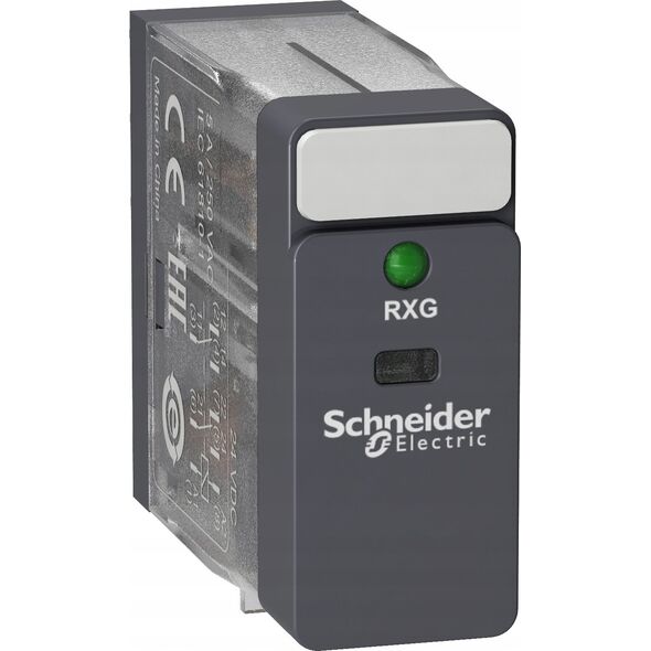 SCHNEIDERE Przekaźnik Schneider Harmony RXG23BD interfejsowy ze standardową obudową LED 2C/O 5A, 24V DC czarny 14178448 3606480689284