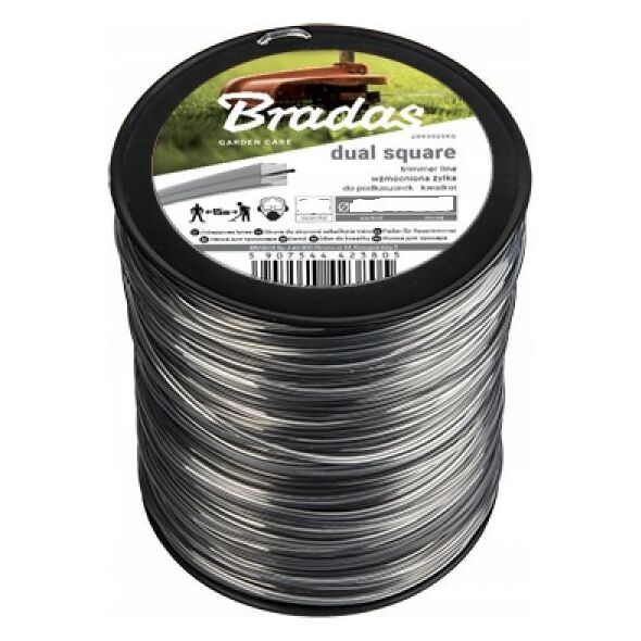Bradas ŻYŁKA TNĄCA RIPPER DUAL 2,7*345m/KWADRAT2,5kg 14179131 5907544423799