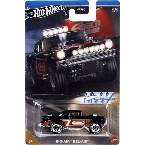 Mattel HW SAMOCHODZIK SPEED GRAPHICS MIX HWR60 B/C24 14182838 194735219285