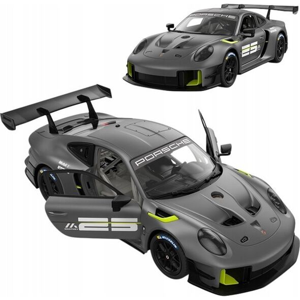 Rastar Klocki Konstrukcyjne Auto RC Rastar 1:18 Porsche 911 GT2 Szare 68 Elementów 14187668 5905991028604