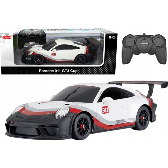 Rastar Auto RC 1:18 Rastar Porshe 911 GT3 Biało-Szare 14187679 5905991028888