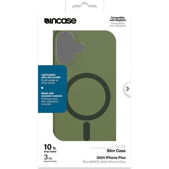 Incase Incase Slim Case MagSafe - Etui iPhone 16 Plus (Highland Green) 14196127 810006546538