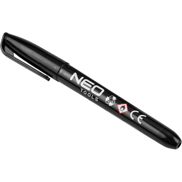 Neo Marker budowlany, czarny, permanentny, wodoodporny, olejowy, 4 szt 14196223 5907558476002