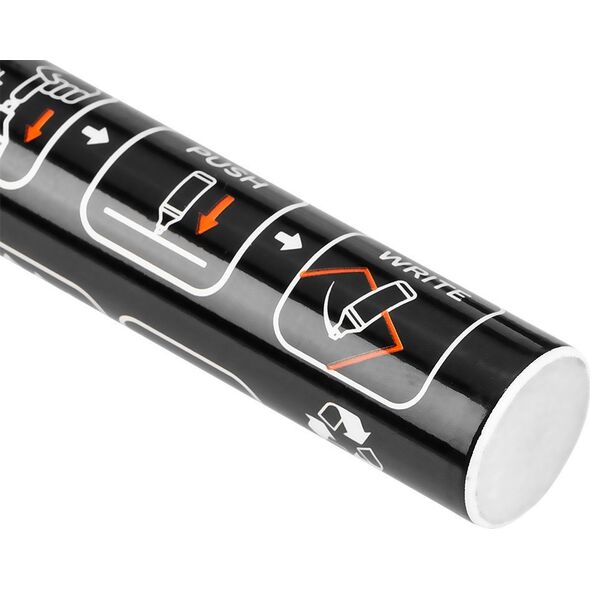 Neo Marker budowlany gruby, czarny, permanentny, wodoodporny, lakierowy, aluminiowy, 4 szt 14196247 5907558475944