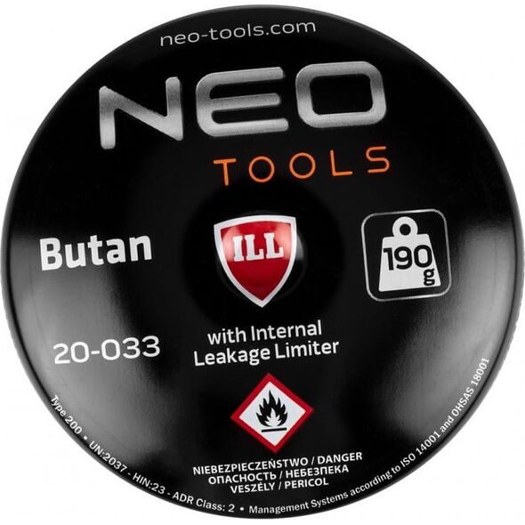 Neo Nabój Z Gazem Butan 190g, Nabijany 14197072 5907558468939