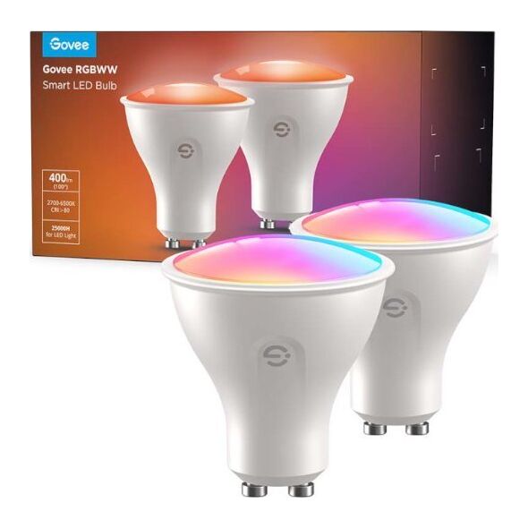 Govee Govee H600D GU10 Light bulb 2-pack | Inteligentna żarówka RGBWW | 400 lm, Wi-Fi, Bluetooth 14199807 6974316994756