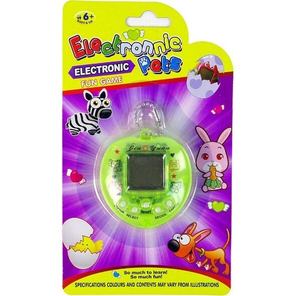 LeanToys Gra Elektroniczna Tamagotchi Zwierzątko Żółta LEAN Toys 14200081 5905214977153