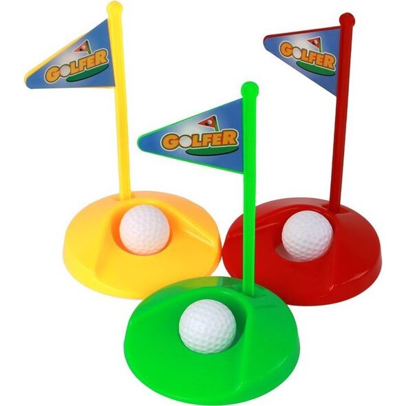LeanToys Zestaw Do Gry W Mini Golfa Dla Dzieci Kijki 12 El. LEAN Toys 14202234 5905515358088