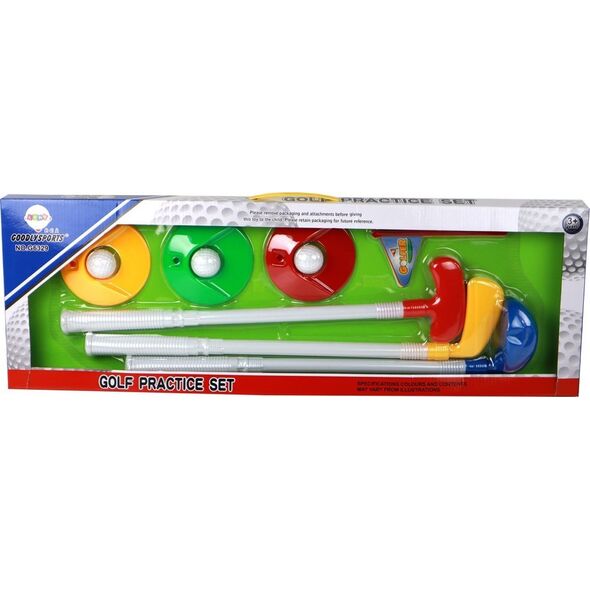 LeanToys Zestaw Do Gry W Mini Golfa Dla Dzieci Kijki 12 El. LEAN Toys 14202234 5905515358088