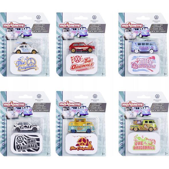 Simba MAJORETTE VW Deluxe Cars 6 rodzai Simba mix cena za 1 szt 14202387 3467452065426