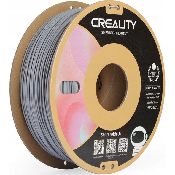 Creality Filament Creality PLA, 1kg, 1.75mm, grey (3301010066) 14202438 6971636408604