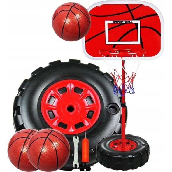 LeanToys Kosz Do Koszykówki Regulowany Piłka Pompka 1.7M LEAN Toys 14203744 5905991031130