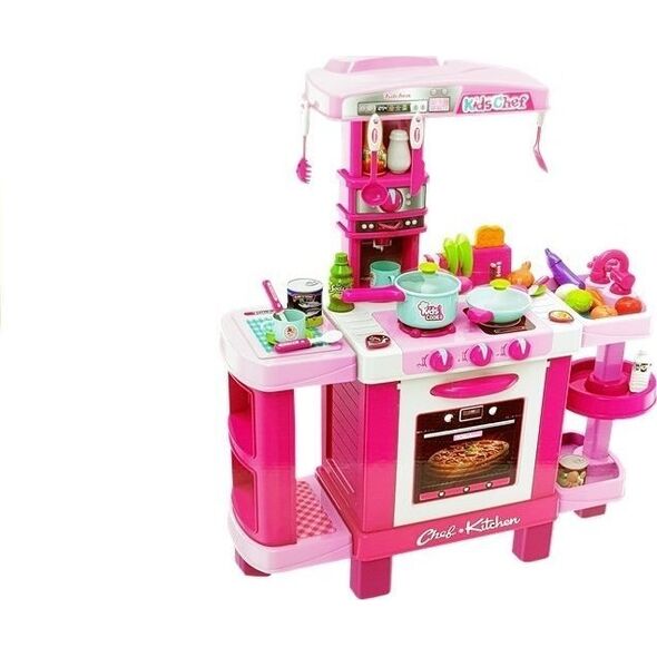 LeanToys Duża Kuchnia dla dzieci Toster Ekspres Różowa LEAN Toys 14204671 5905323219663