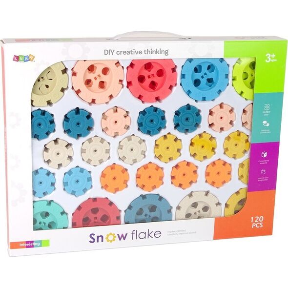 LeanToys Klocki Konstrukcyjne Płatki Śniegu 120 Elementów LEAN Toys 14204672 5905515351263