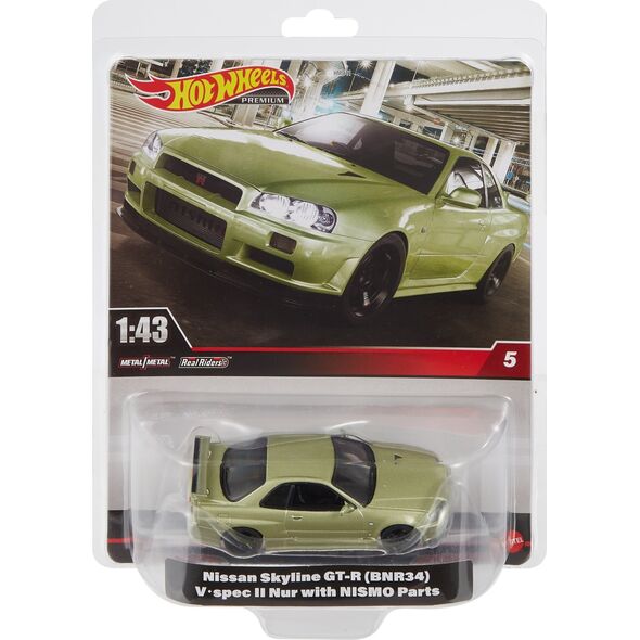 Mattel Hot Wheels Premium Nissan Skyline GT-R (BNR34) 14207292 194735124800