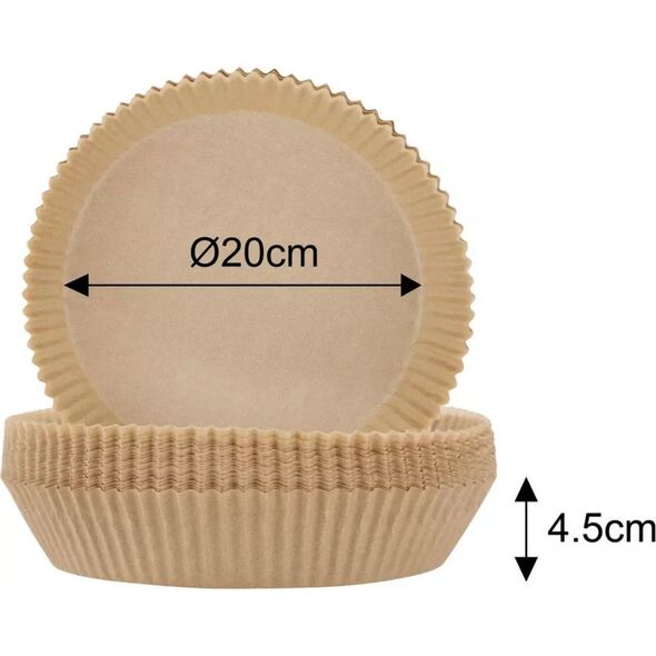 Klausberg WKŁAD PAPIEROWY DO FRYTOWNICY 20cm 100szt. KLAUSBERG KB-7780 14214113 5908287277809