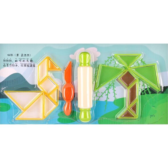 Mega Creative MASA PLASTYCZ AKC TANGRAM 35X24X6 MC WB 30 14214429 5905523665321