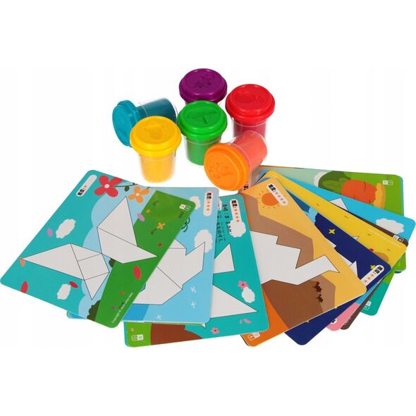 Mega Creative MASA PLASTYCZ AKC TANGRAM 35X24X6 MC WB 30 14214429 5905523665321